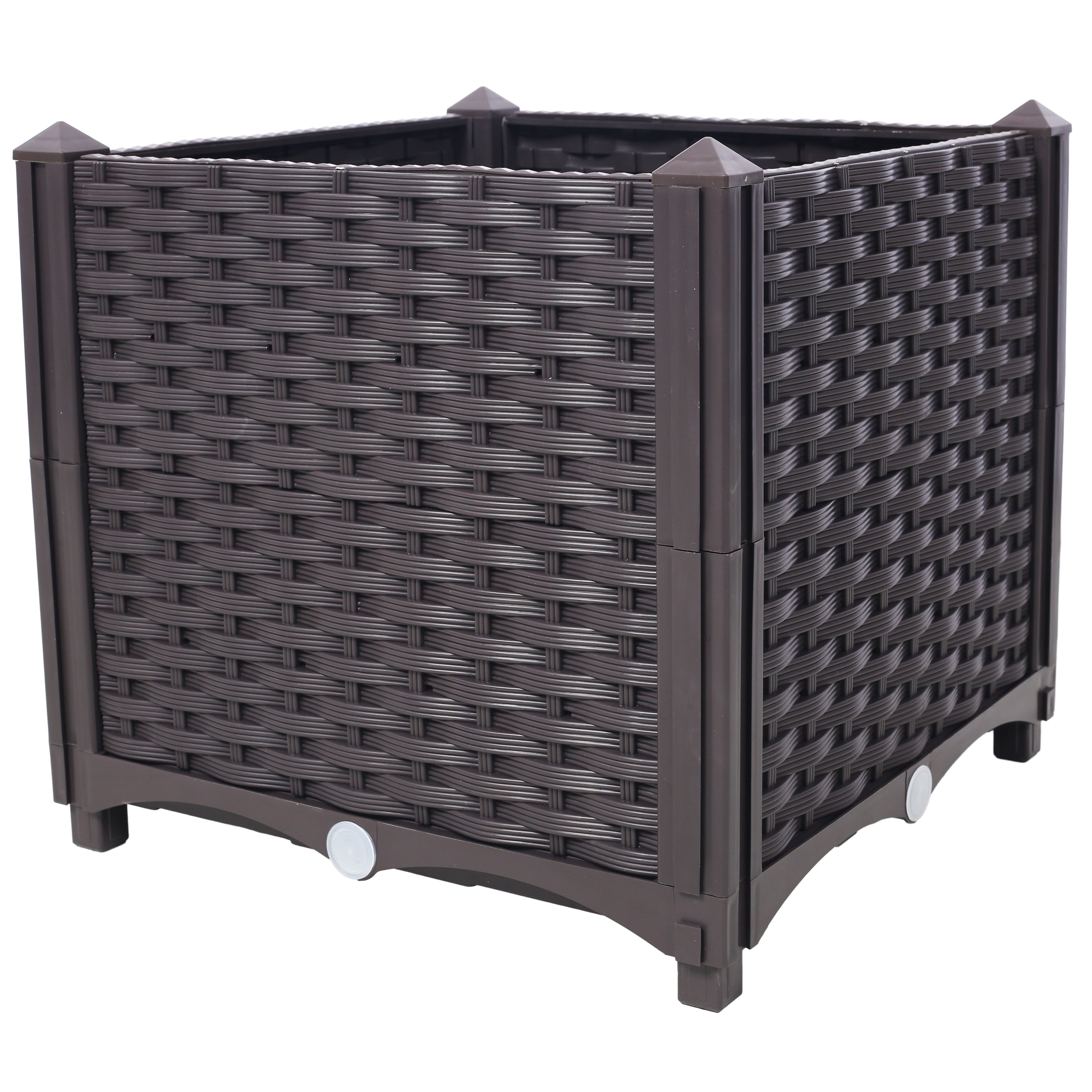 Deep Raised Garden Bed Plastic Planter Boxes