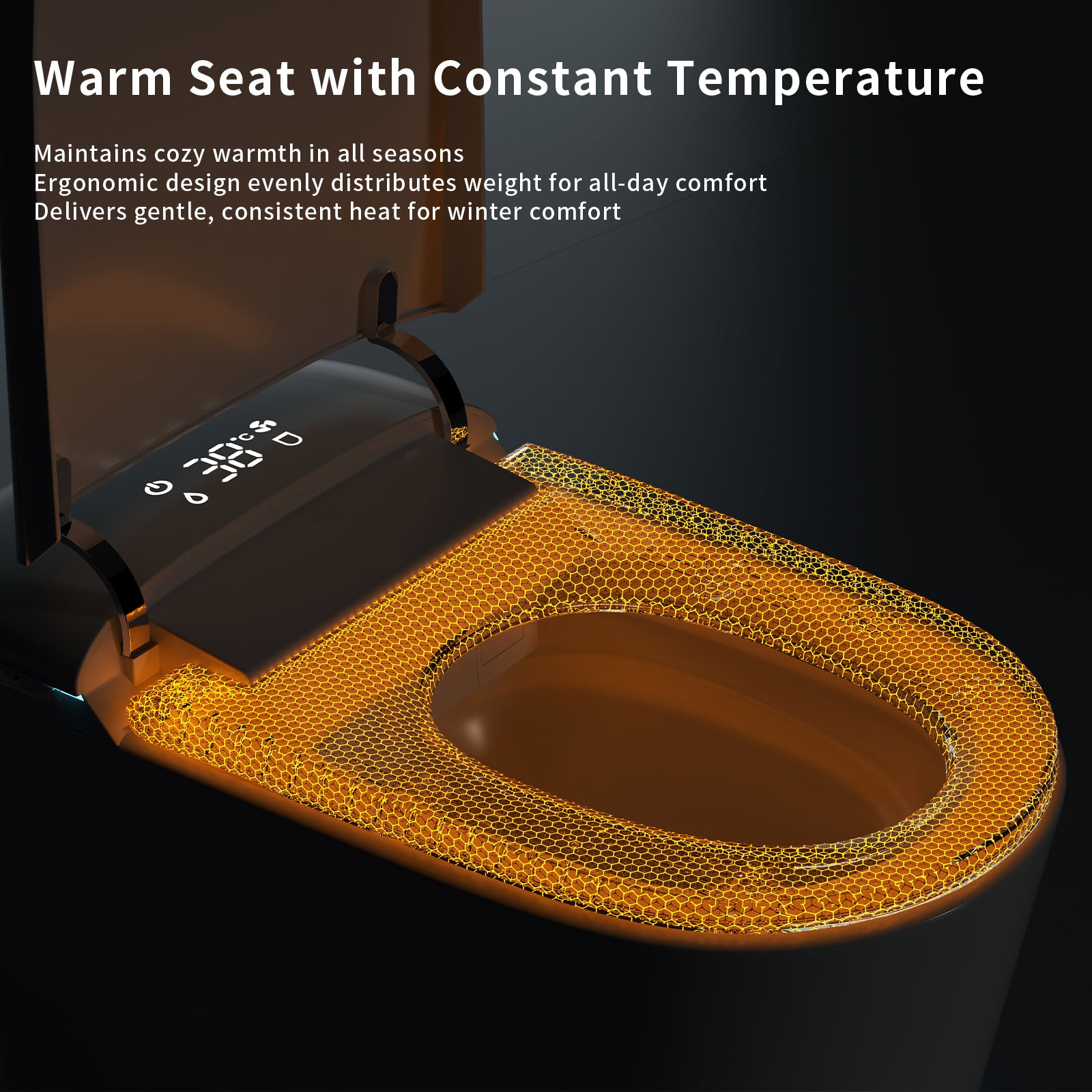 E40 Smart Toilet with Bidet Built In