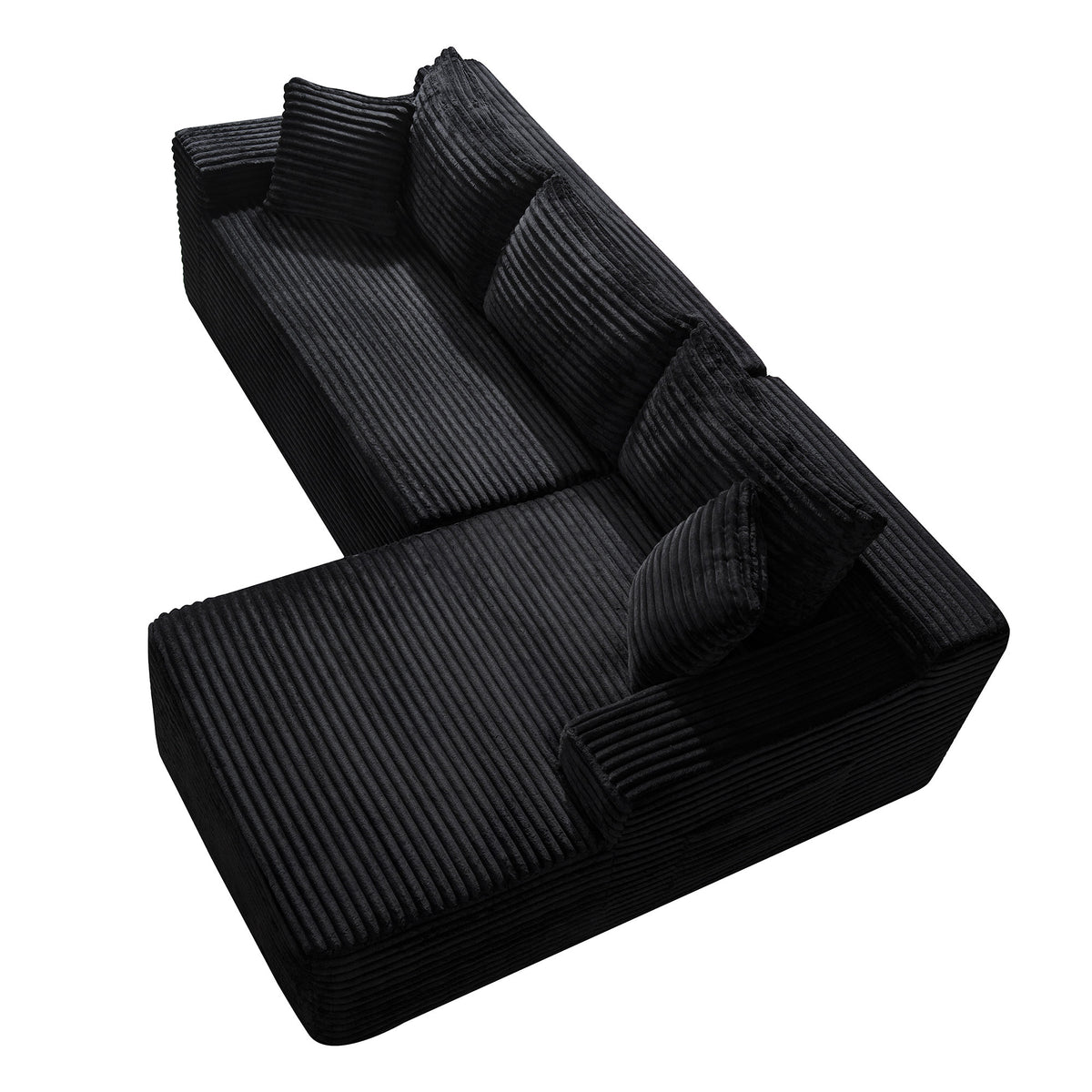 106.3" Cloud Modular Sectional Sofa Couch with L-Shape Chaise