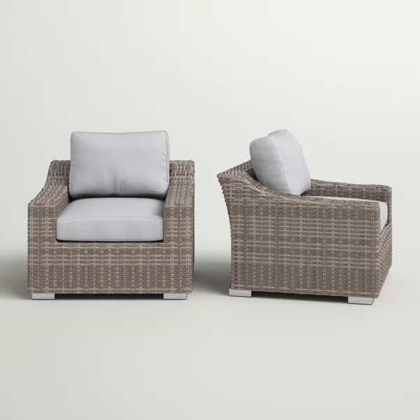 Fully Assembled Patio Chair with Cushions 2
