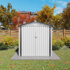 6X3.6FT Metal Storage Shed with Peaked Roof
