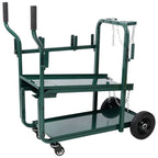 Heavy Duty 2-Tier Rolling Welding Cart