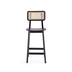 Versailles Cane Back Wood Counter Stool
