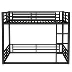 Metal Queen Over Queen Bunk Bed for Teens and Adults