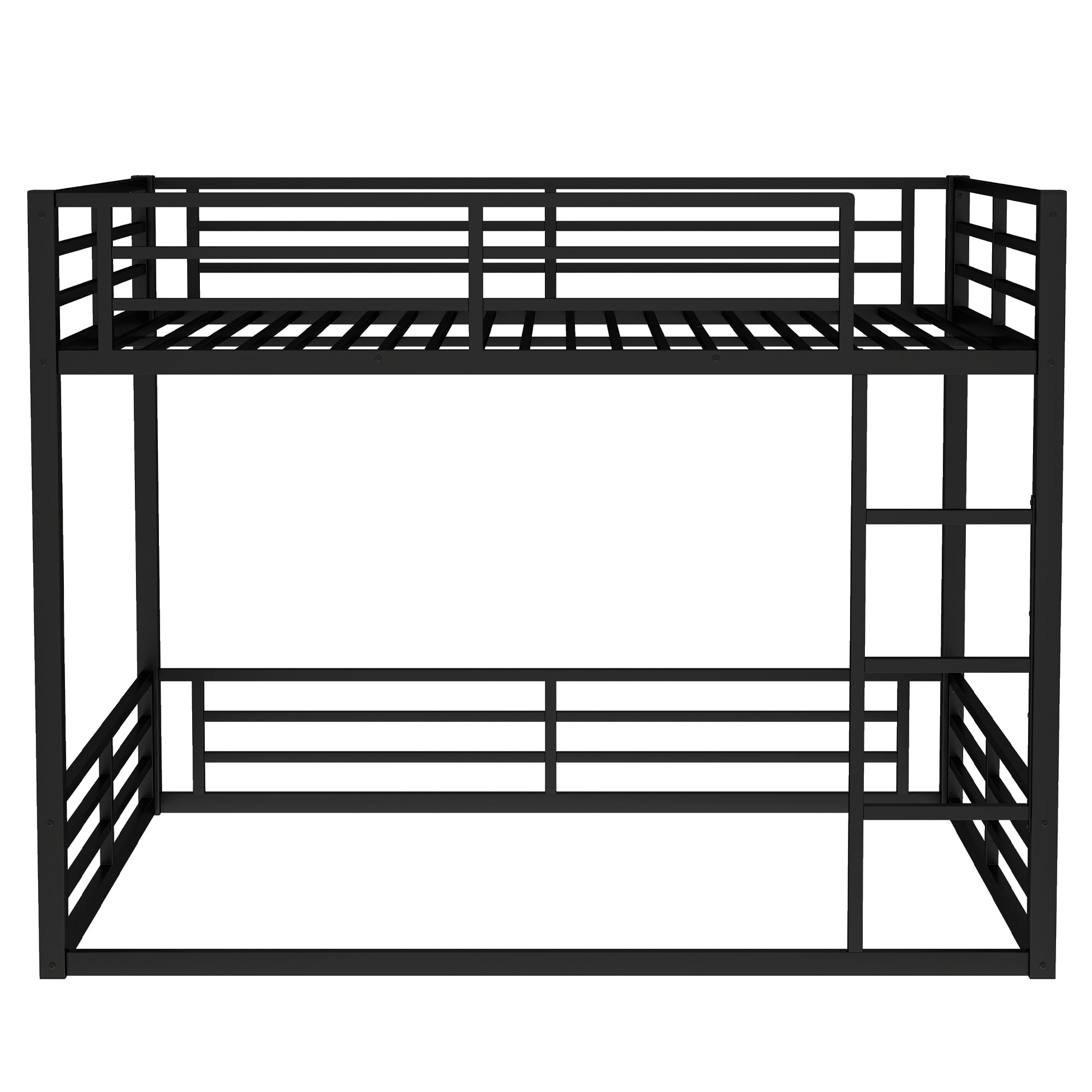 Metal Queen Over Queen Bunk Bed for Teens and Adults