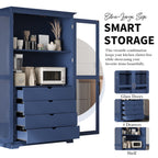TOPMAX 44.7x20x75 Inch Kitchen Pantry