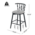 Doria Indoor Wooden Barstool