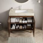 LULA 36" Bathroom Vanity & Sink, Freestanding Cabinet