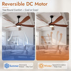 52 Inch Ceiling Fan with Light