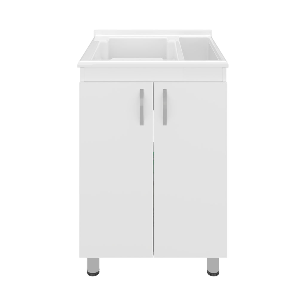 Demolotion Utility Sink Cabinet with Dual Compartments