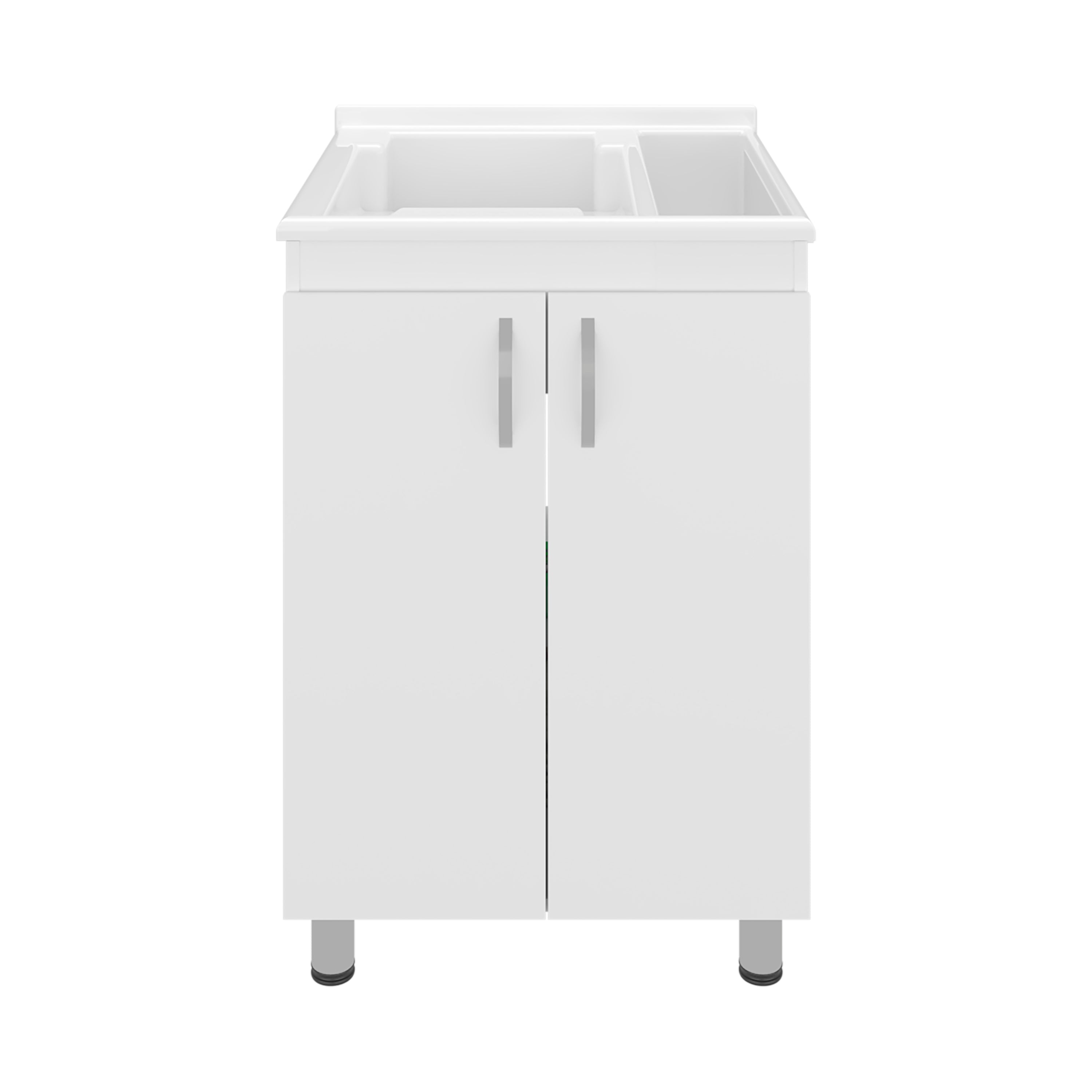 Demolotion Utility Sink Cabinet with Dual Compartments
