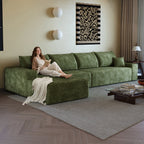 135" Cloud Sectional Couch with L-Shape Chaise