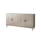 Modern Lacquered 4 Door Wooden Cabinet Sideboard Buffet