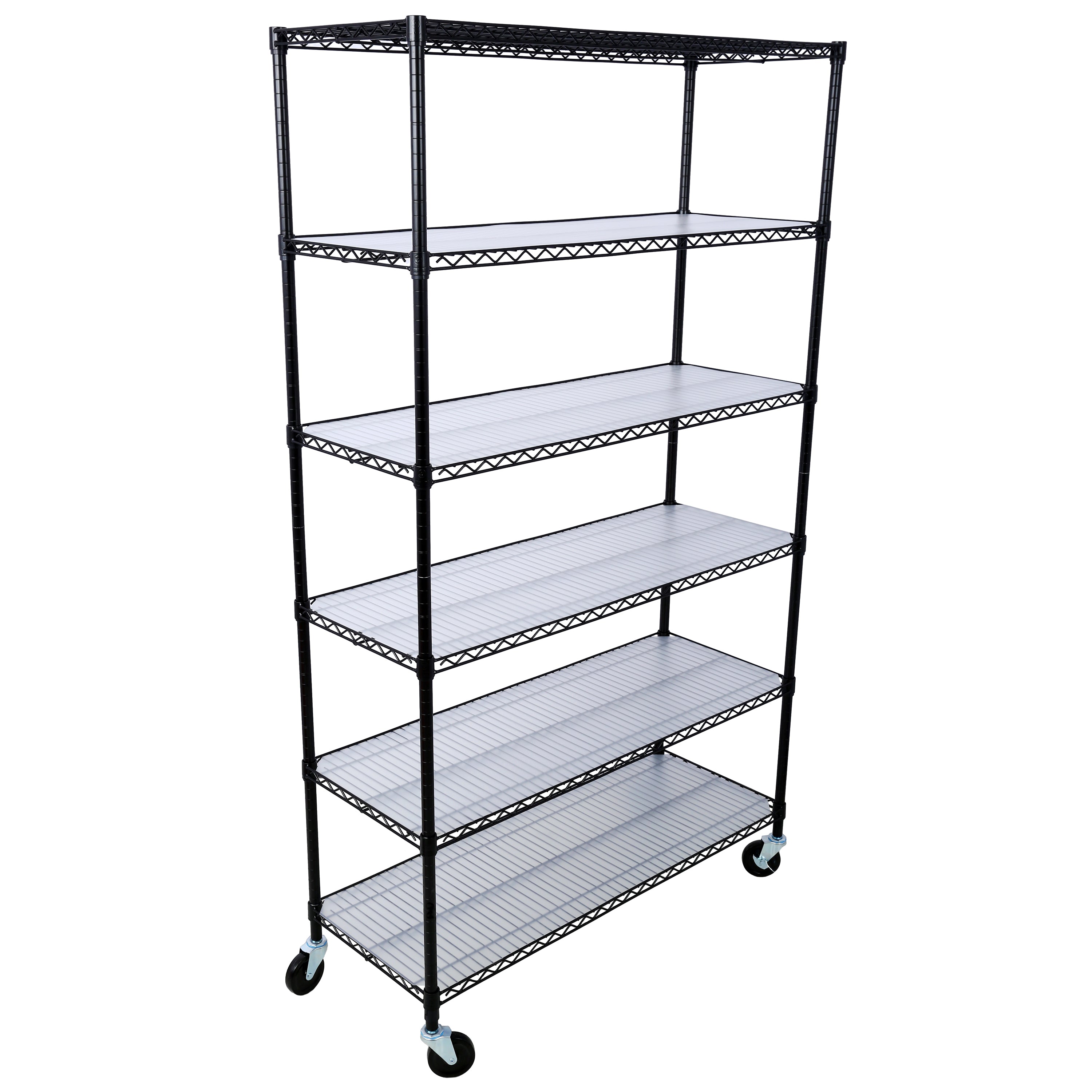6 Tier 6000lbs Capacity NSF Metal Shelf Wire Shelving Unit