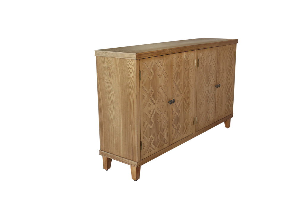 59" Vintage Corner Cabinet