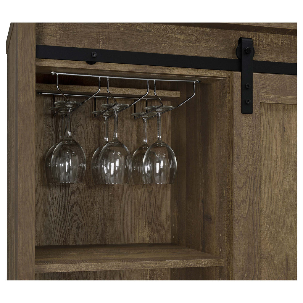 Arcata Rustic Bar Cabinet