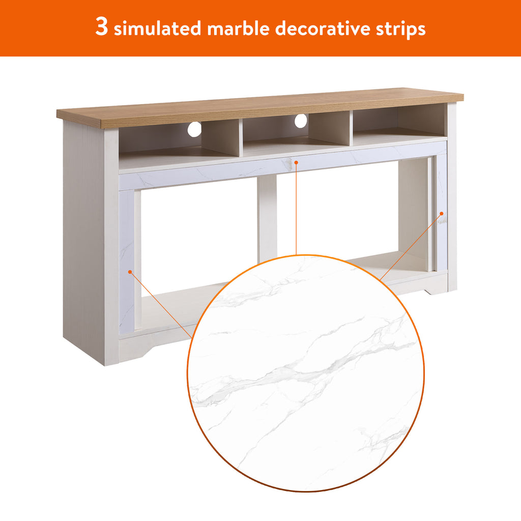 60 Inch Fireplace TV Stand for TVs up to 70"
