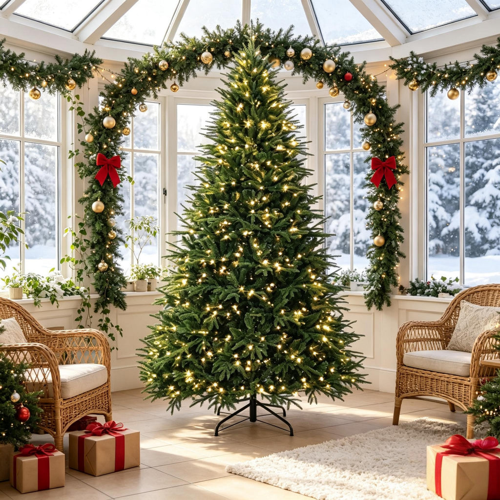 Festive Easy-Setup Artificial Christmas Tree