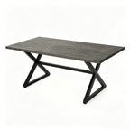 7-Piece Outdoor Dining Set with Aluminum Chairs