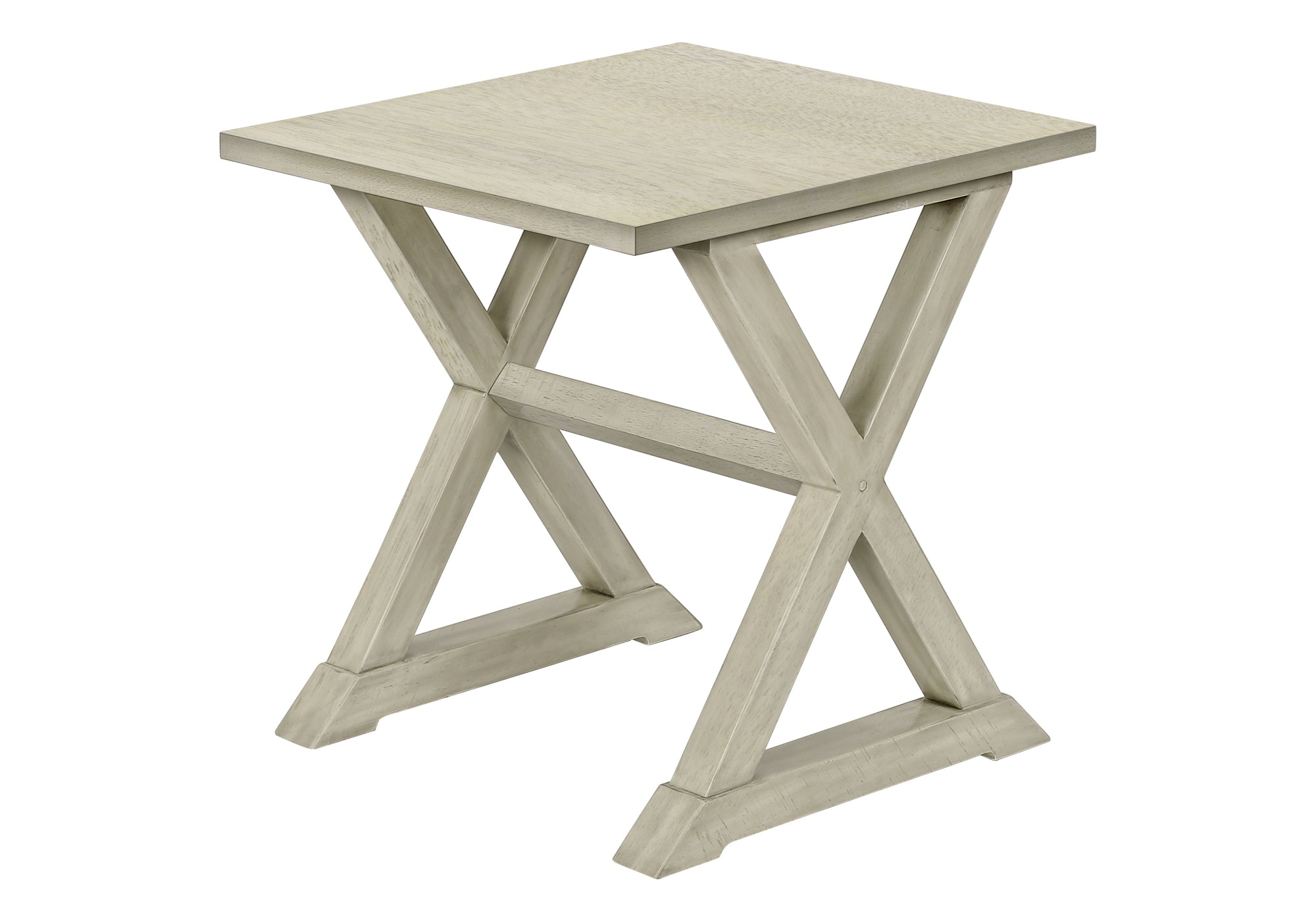 Antique White Accent Table