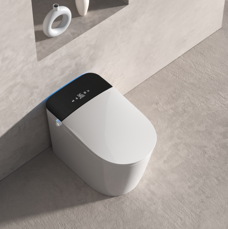 Fully Intelligent Toilet with Automatic Flip Cover