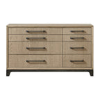 Caramel and Cocoa 8-Drawer Dresser