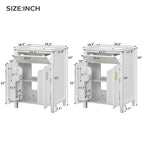Modern 48-Inch Bathroom Vanity with Ceramic Sink