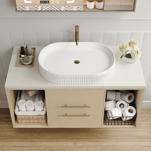 Modern 39.3 Wall-Mounted Bathroom Vanity