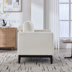 35.4" Wide Modern Farmhouse Performance Accent Chair