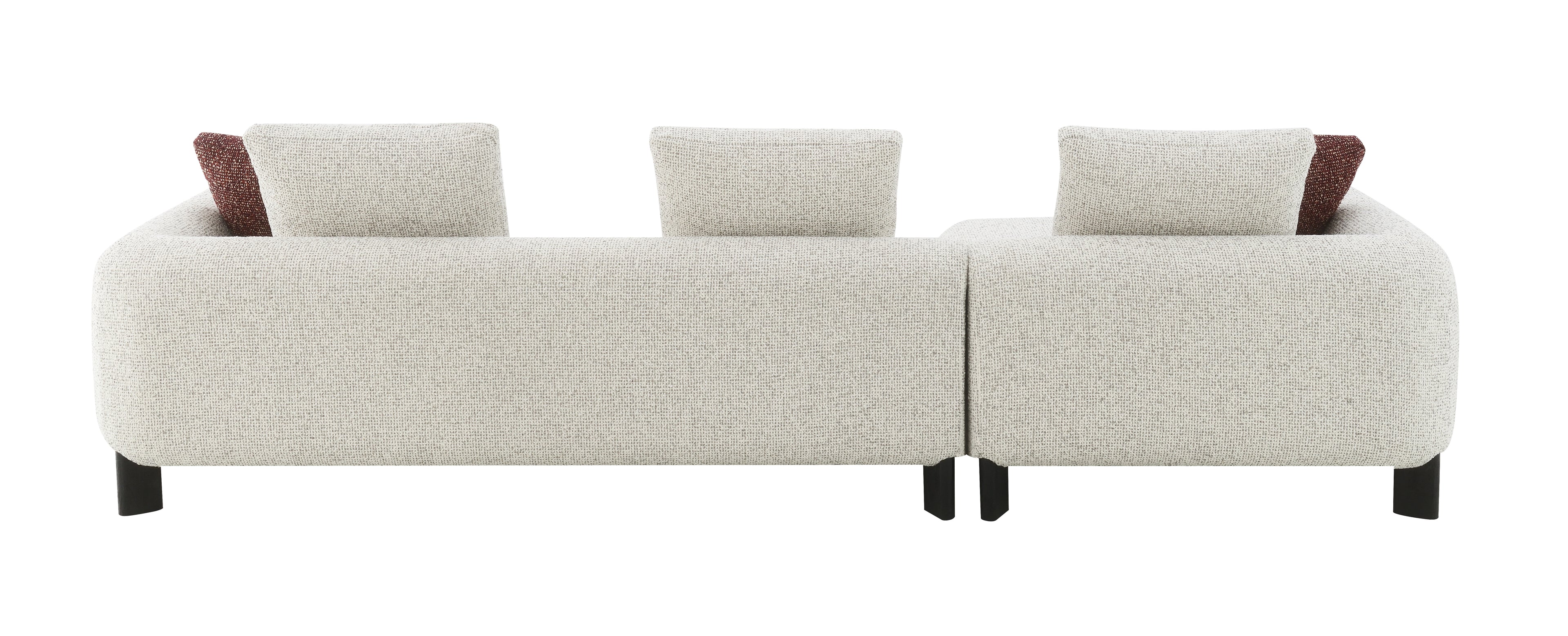 Mardi Maroon Sectional Sofa