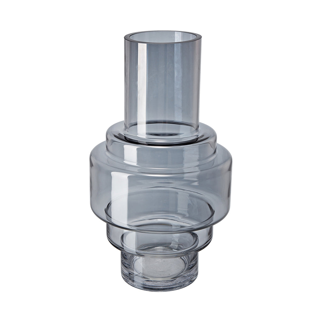 Geometric Design Smoke Luster Decorative Vase