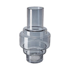 Geometric Design Smoke Luster Decorative Vase