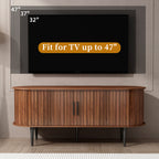 47" Modern TV Stand with Storage Compartment