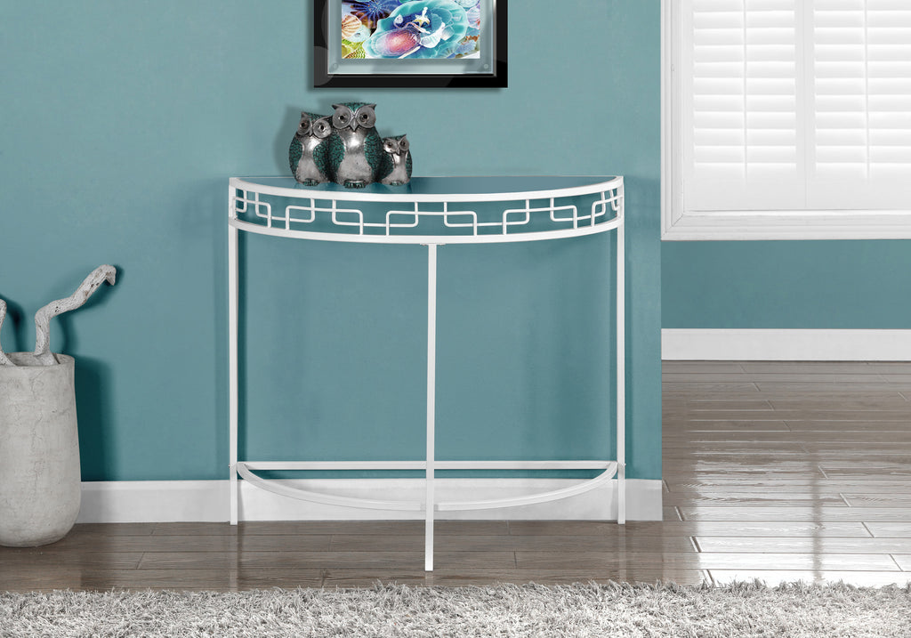Clear Tempered Glass Accent Table