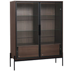51.2'' Freestanding Display Cabinet with 2 Storage Drawers