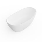 73 Inch Artificial Stone Solid Surface Freestanding Bathtub