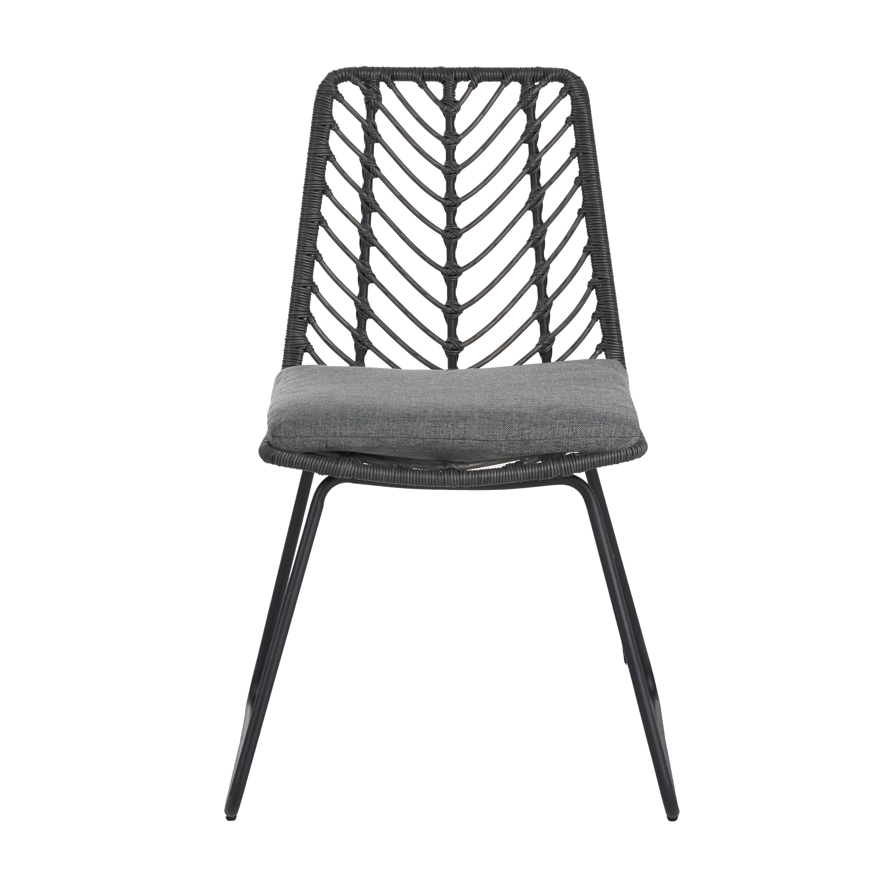 9 PCS Outdoor Wicker Dining Set - Modern Rattan Table and Chairs