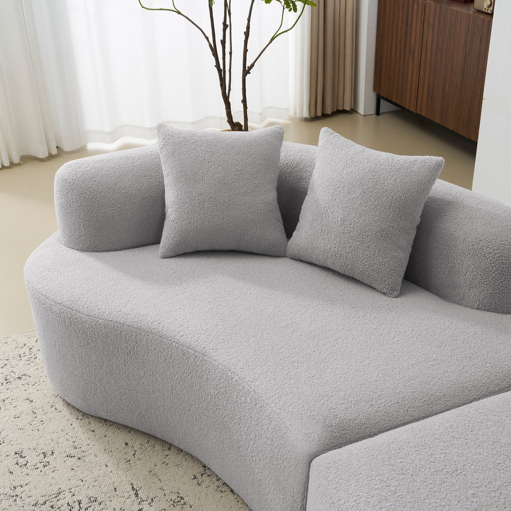 Curved Four Seater Sofa