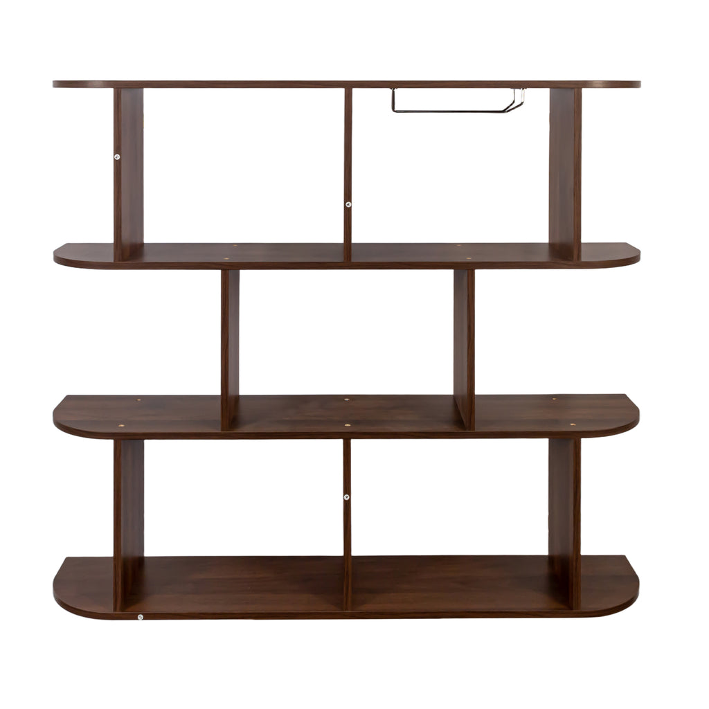 Large Wall Mounted 3 Tier Rustic Bottle Wine Rack