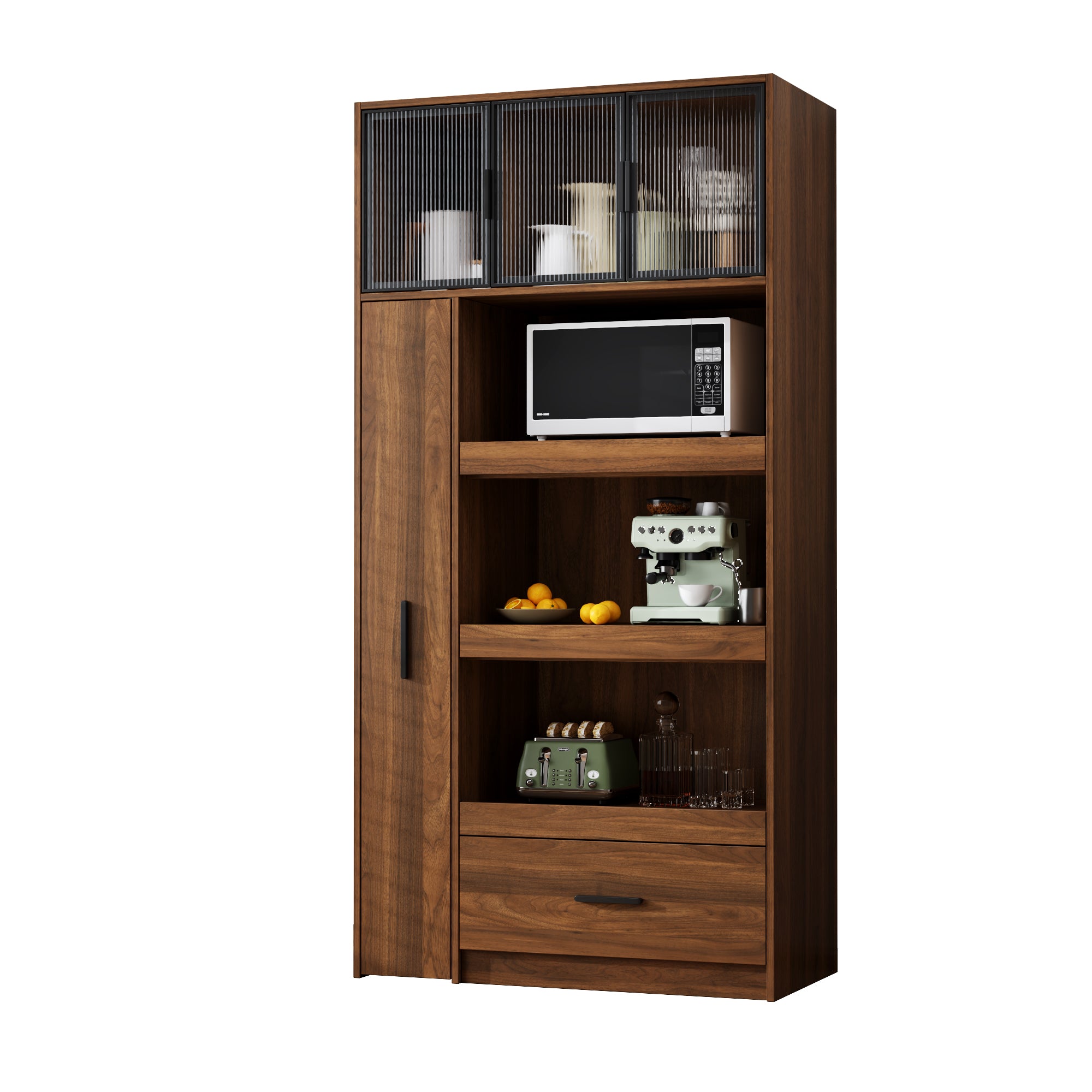 70.87" Tall Kitchen Pantry Cabinet