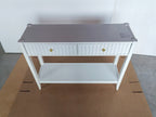 29.53" Tall Console Table with Drawers