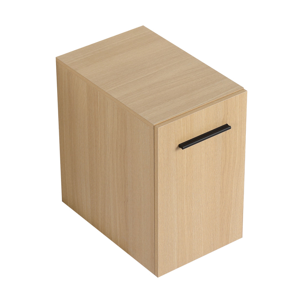 12" Floating Bathroom Vanity Single Door Base Cabinet