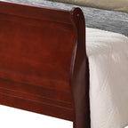 Elegant Cherry Queen Bed Frame