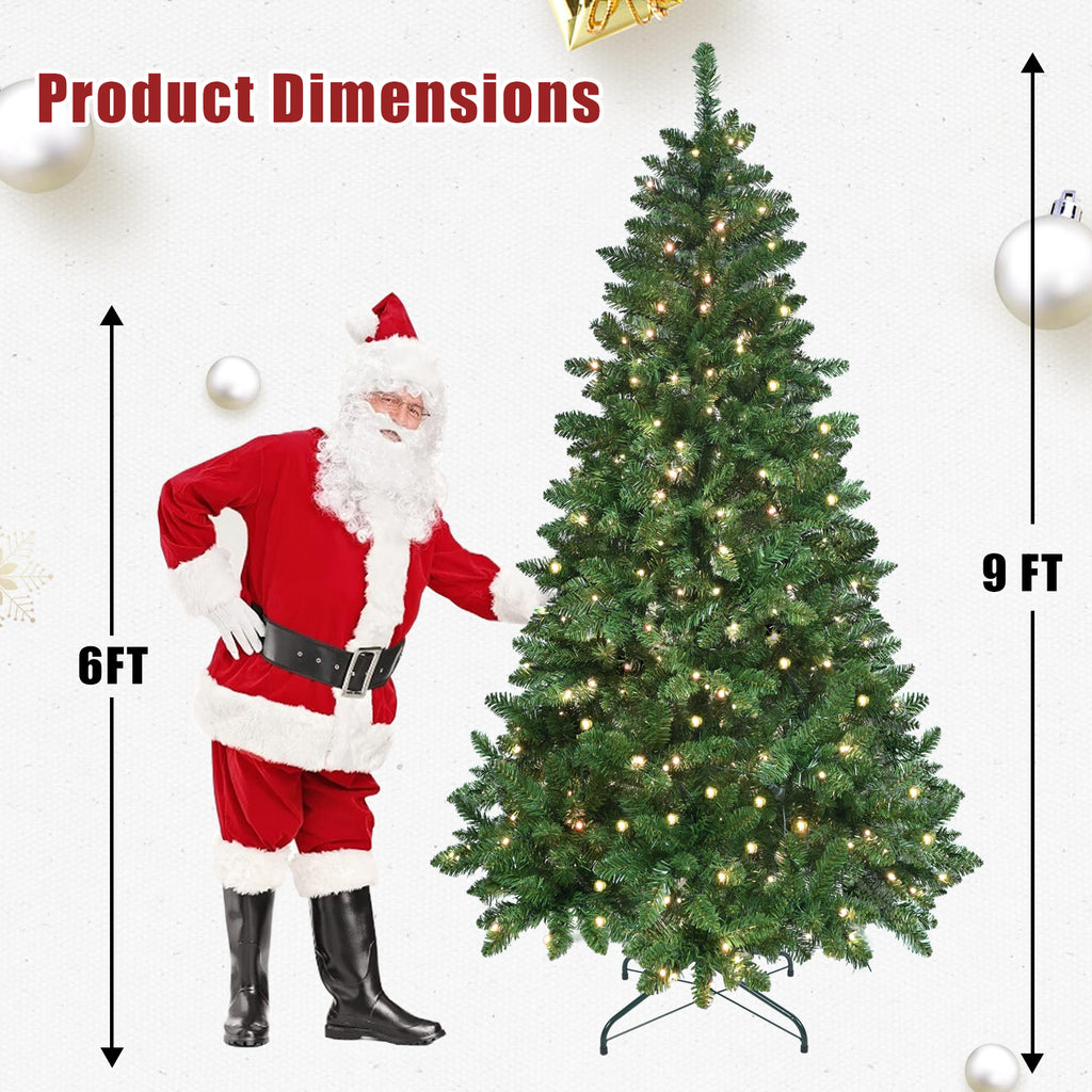 9ft WiFi-Controlled Christmas Tree with RGB Lights