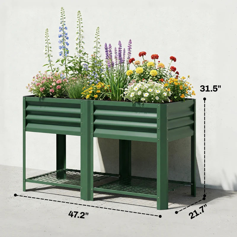 Outdoor Elevated Planter Box
