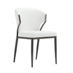 Kirsten Wood Vegan Leather Dining Chair