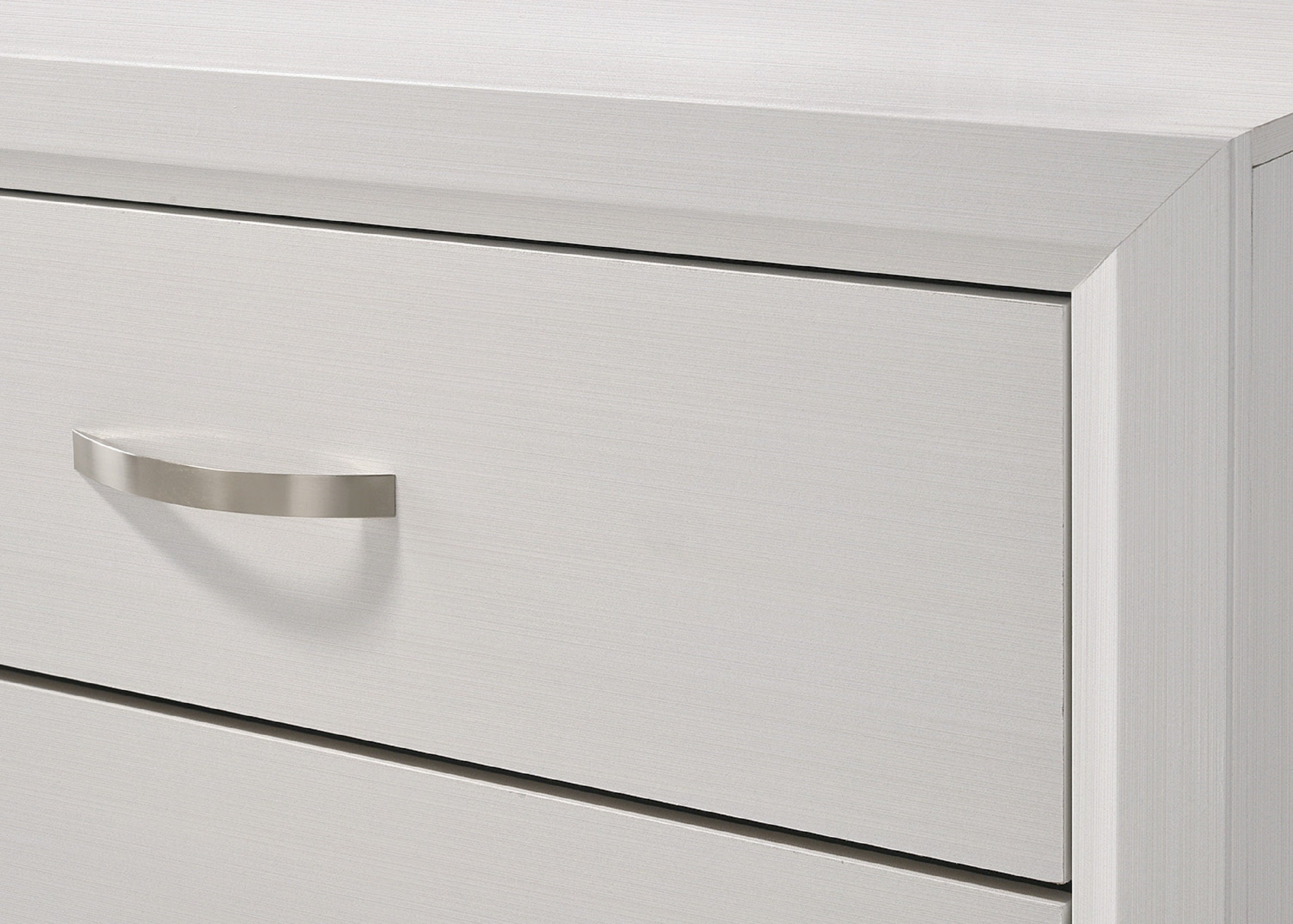 1pc Contemporary 6-Drawer Dresser