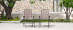 Brown 2-Piece Folding Chair Set
