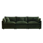 Mid-Century Modern Couch 3-Seater Sofa