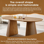 Flexible and Extendable Wooden Dining Table